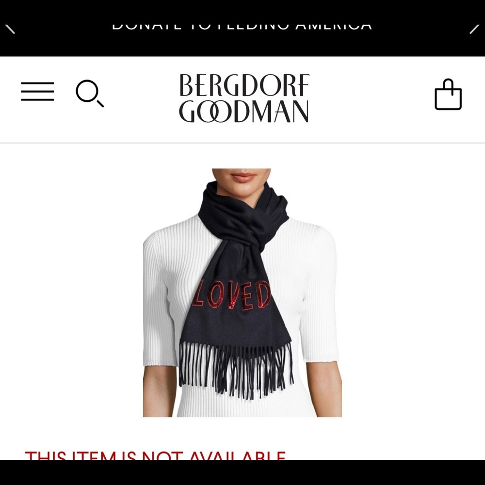 Gucci Cashmere Holiday Christmas Loved Scarf NWT